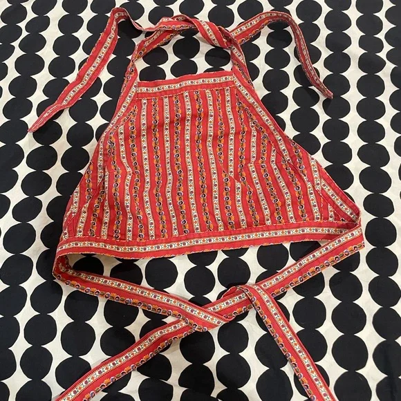 Urban Outfitters UO Brooke Apron Crossback Crop Top, Size Medium - Picture 3 of 9